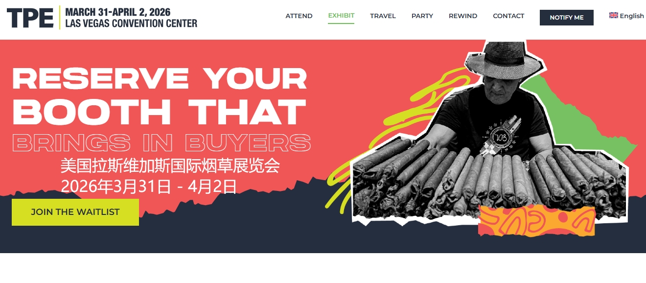 2026年美国拉斯维加斯国际烟草展览会Total Product Expo（TPE）